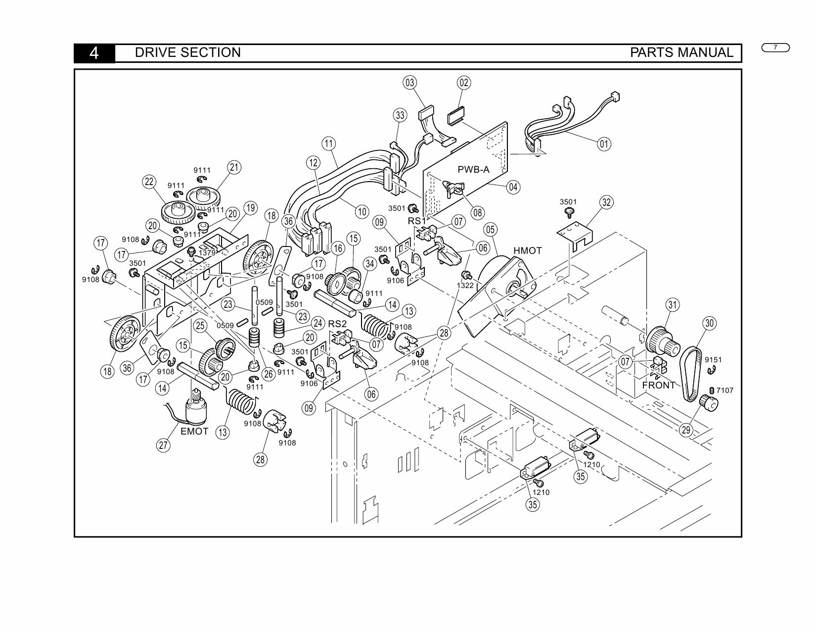 Konica-Minolta Options PF-106 Parts Manual-4